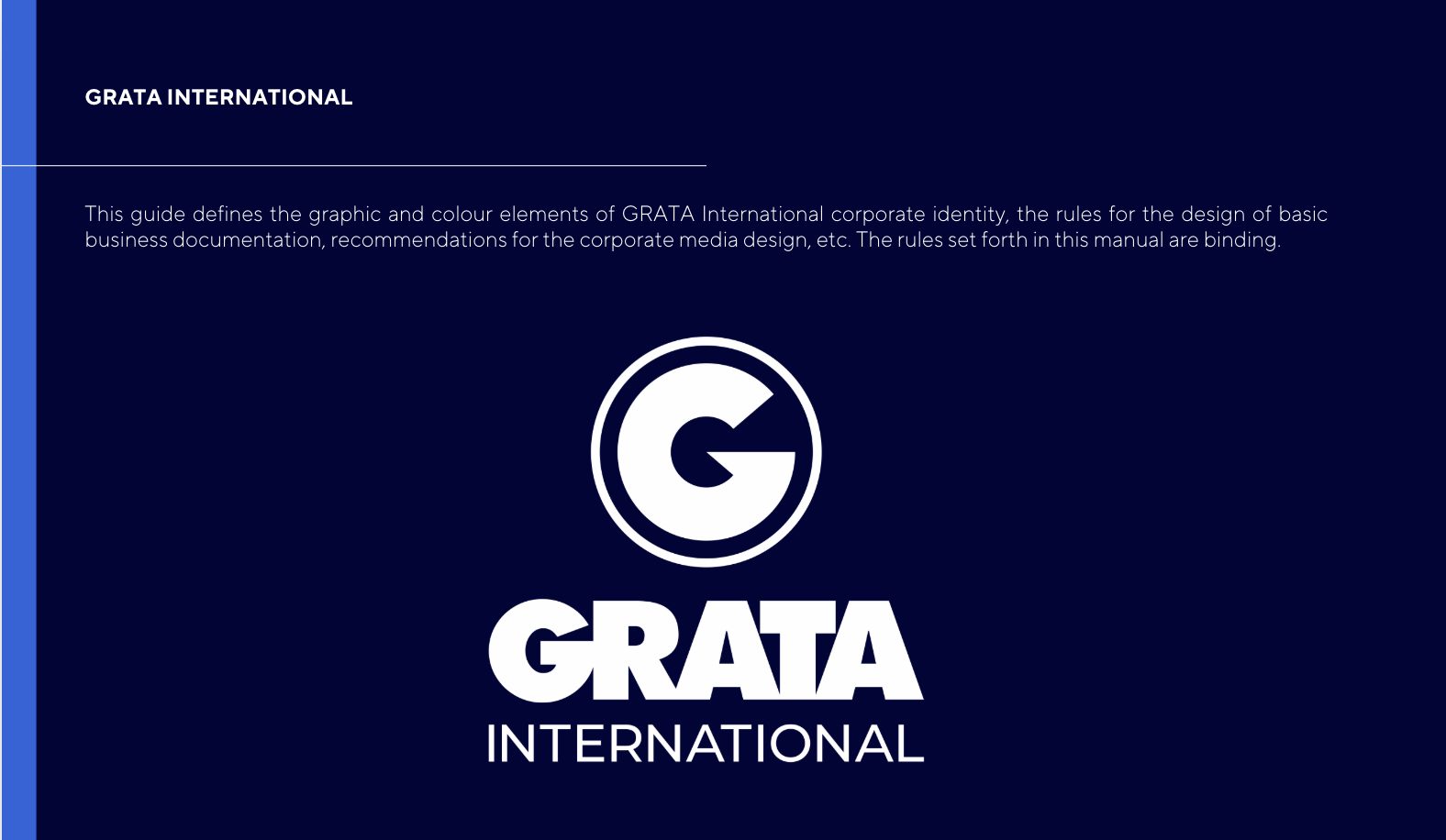 GRATA International brand guidelines